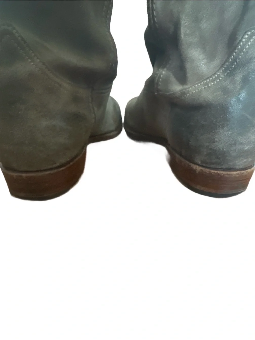 Frye 77171 Distressed Leather Boots 10B Genuine Goodyear Welt Spain 10B